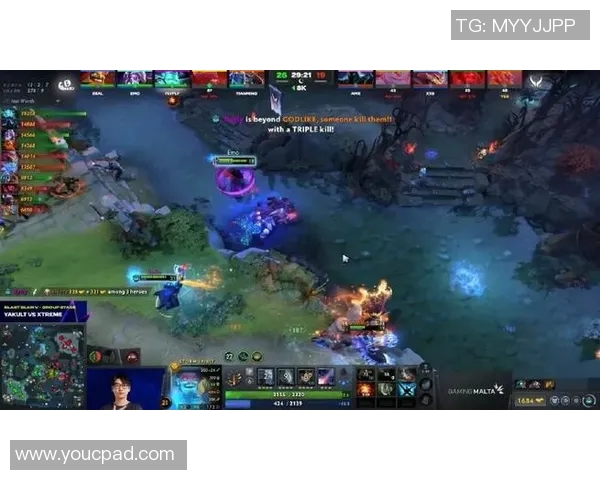 DOTASLAM大满贯赛事HellRaisers战队选手团战拉扯完美